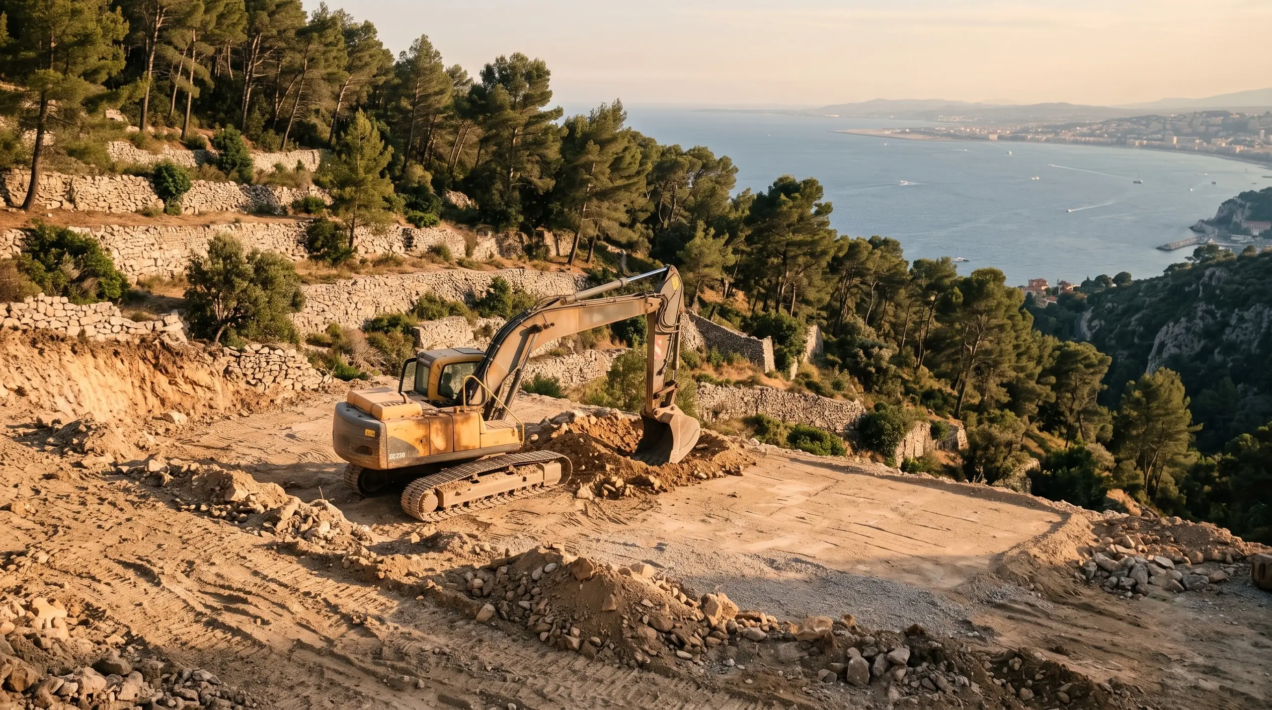 Terrassement — chantier WBTP