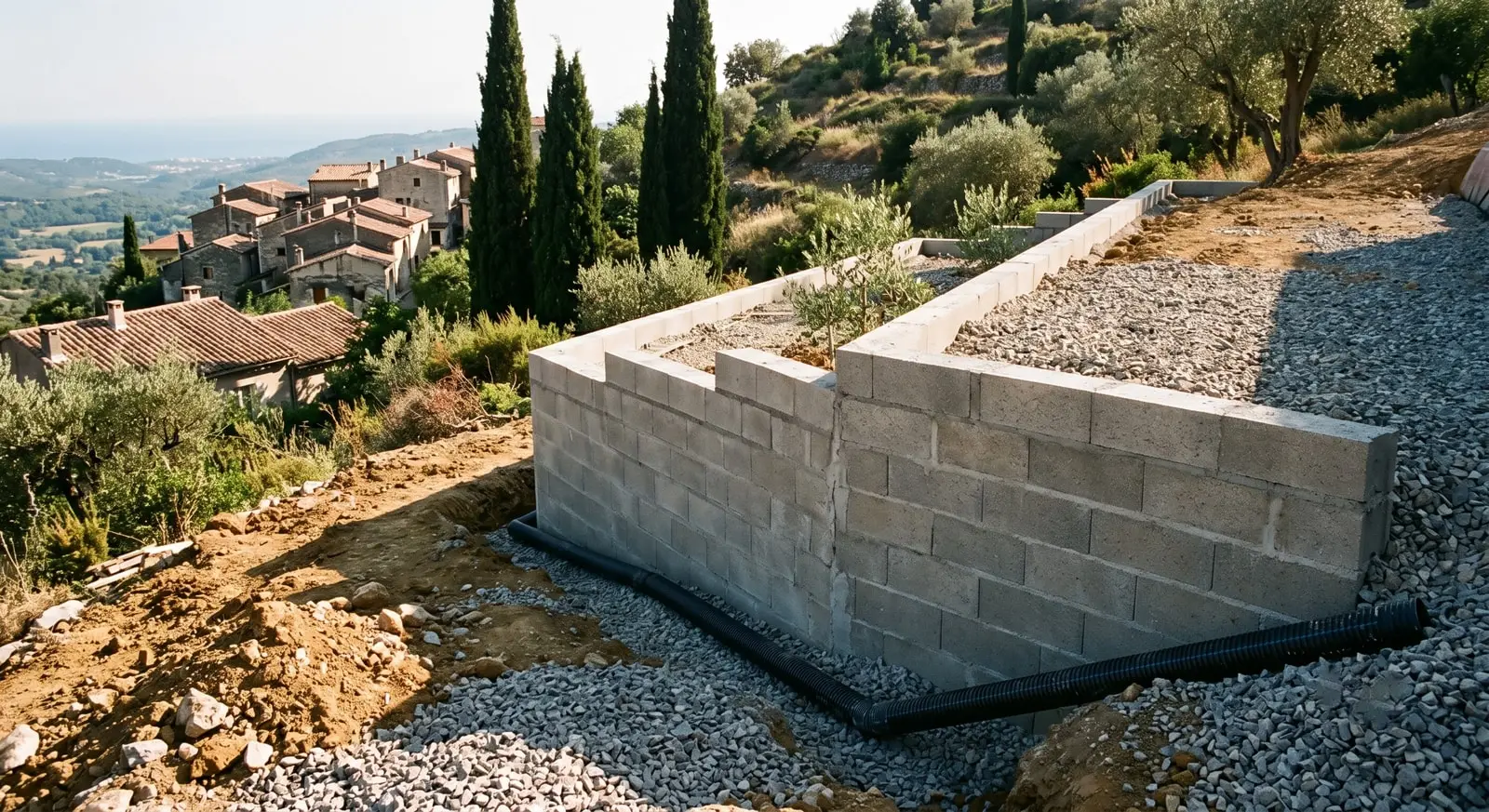Maçonnerie — chantier WBTP