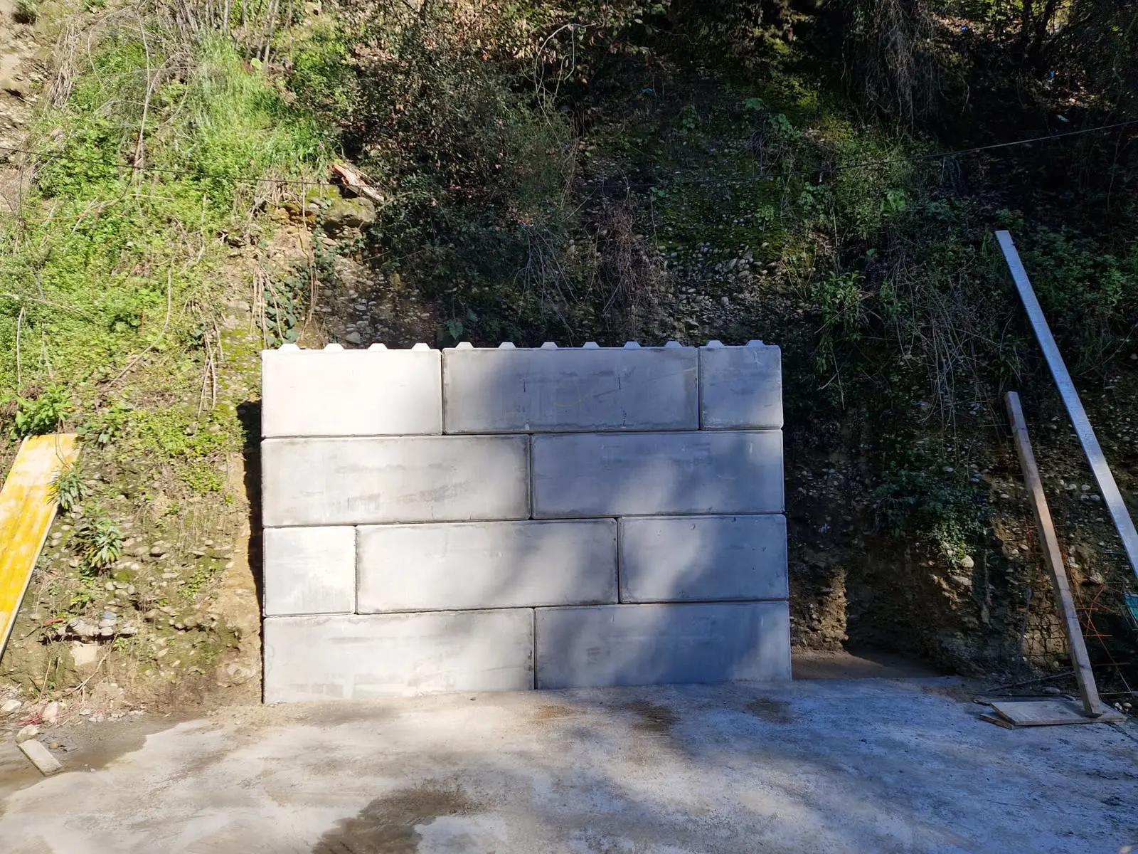 Mur de soutènement — Aspremont