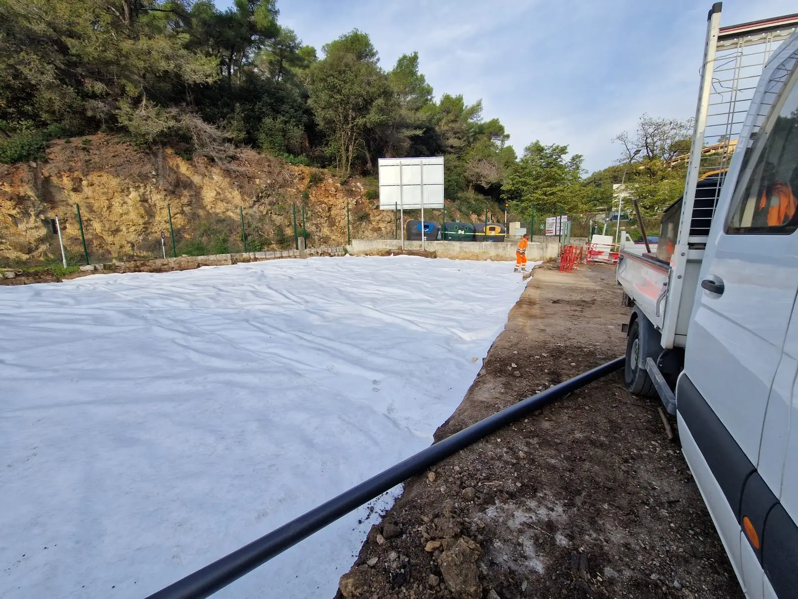 Terrassement — chantier WBTP