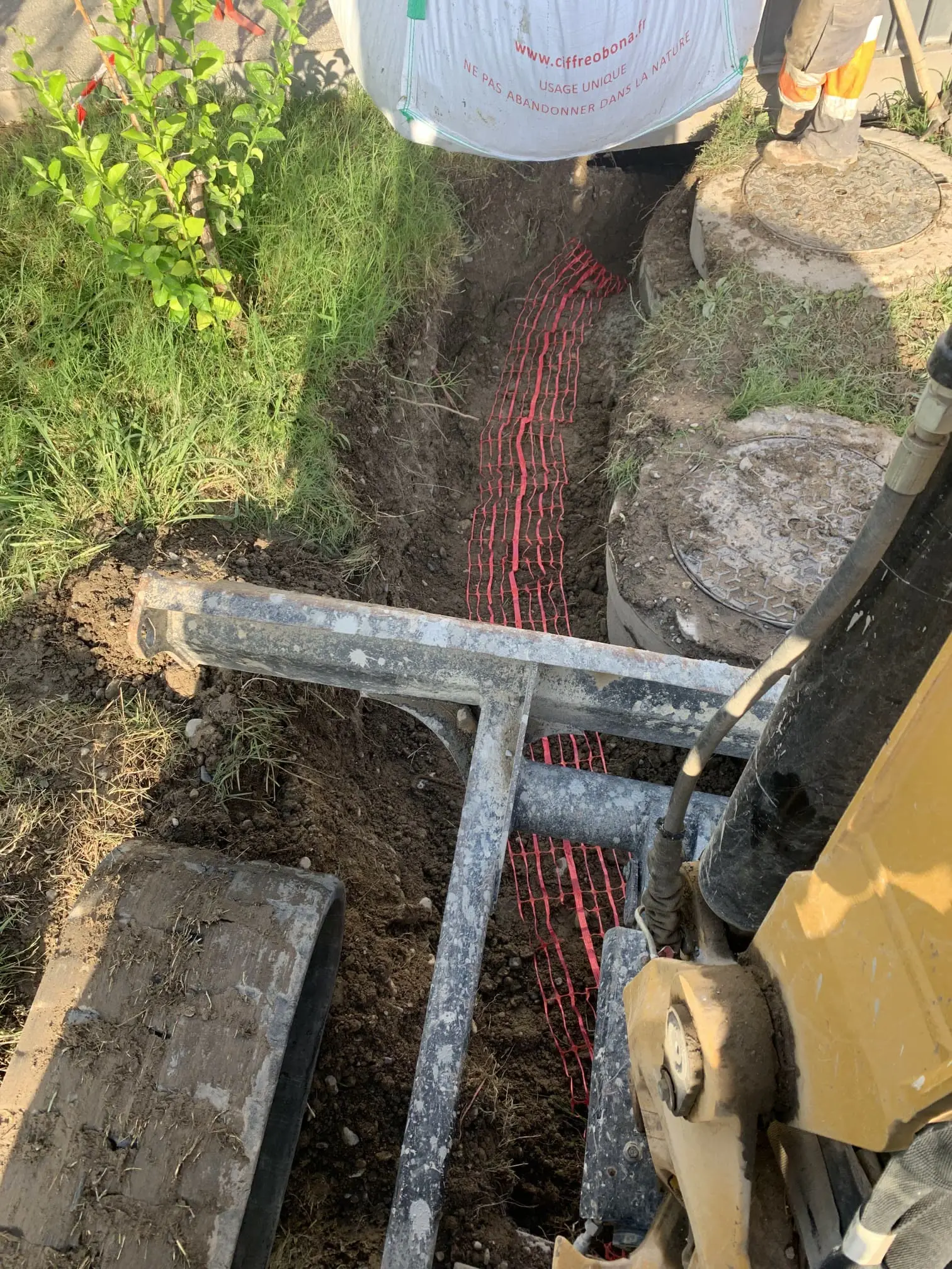 VRD & réseaux — chantier WBTP dans les Alpes-Maritimes